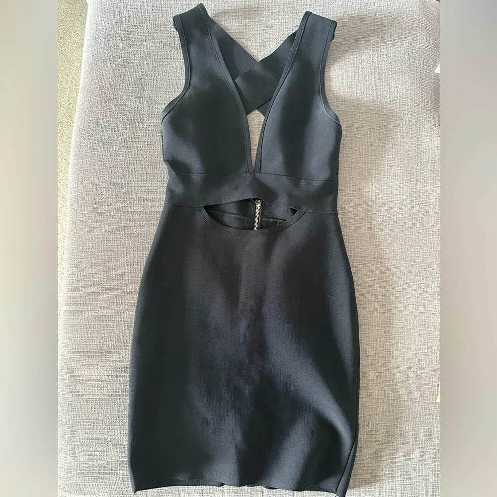 NAVEN - Revolve black bodycon dress size small​​​​ - Picture 2 of 7